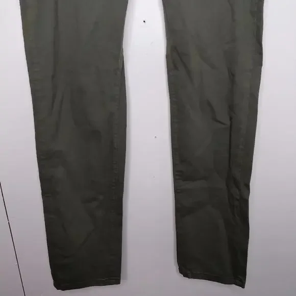 Kancan Jeans Womens 30 Olive Skinny Fit Mid Rise Ankle New Modest Classic Casual - Picture 4 of 9